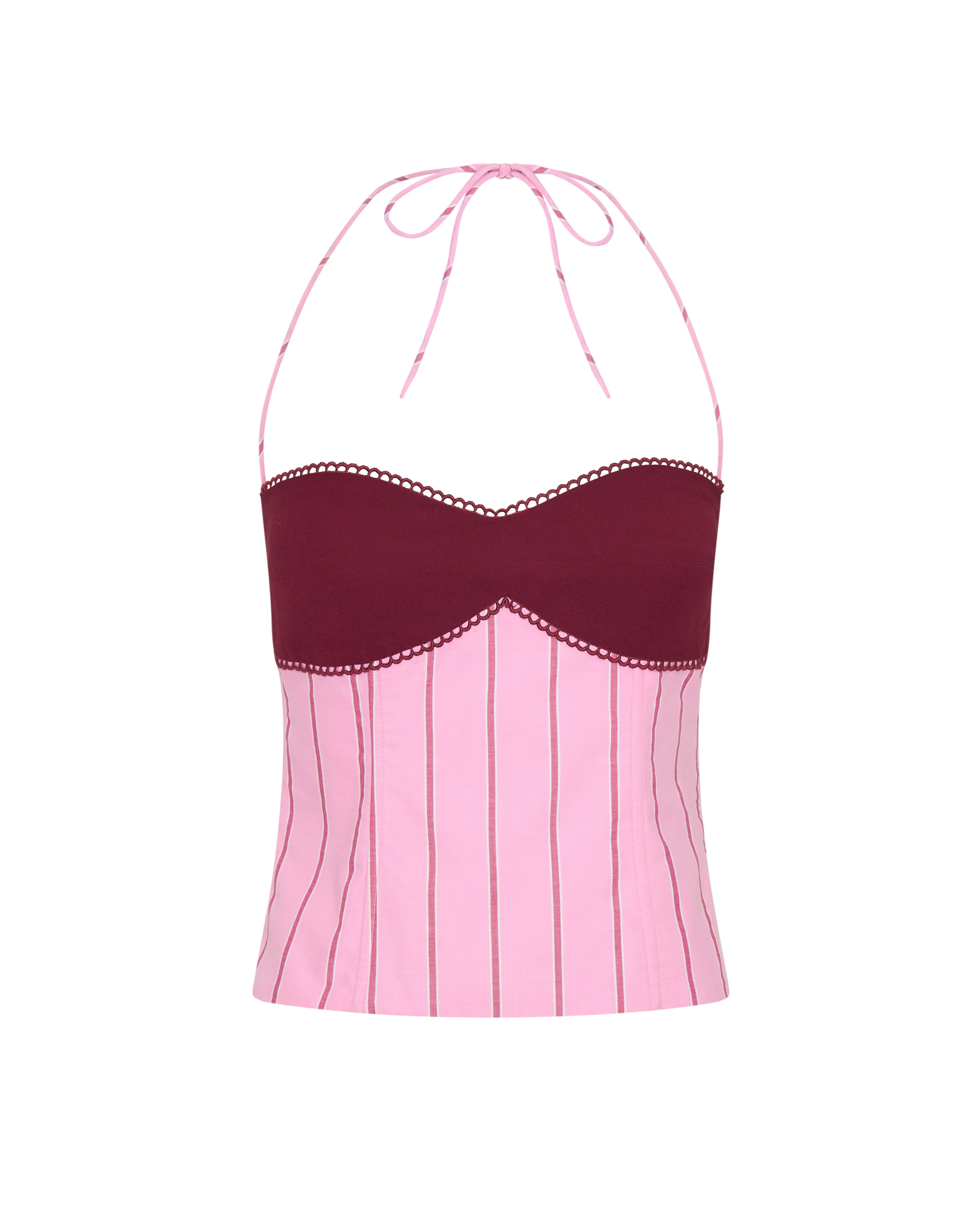 Angelina Corset | Sangria - Image 2