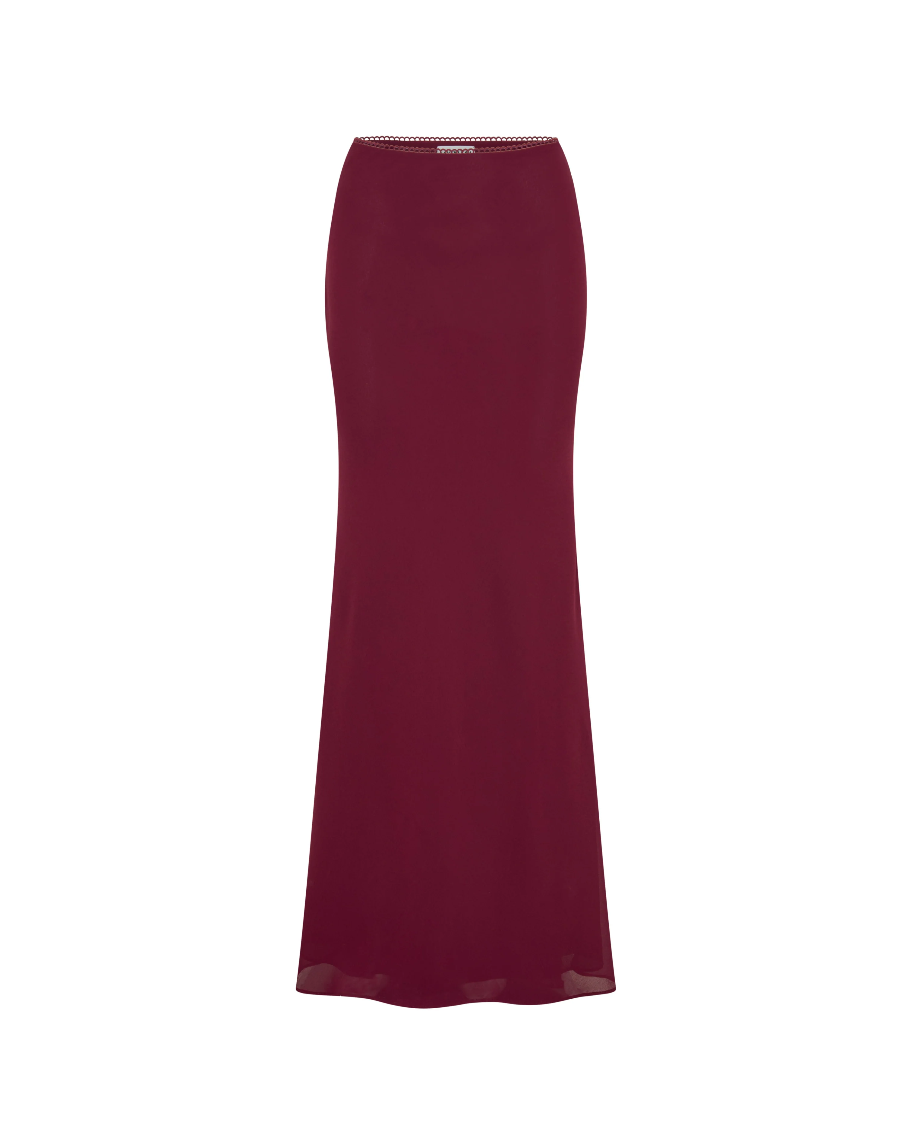 Angelina Maxi Skirt | Sangria - Image 2