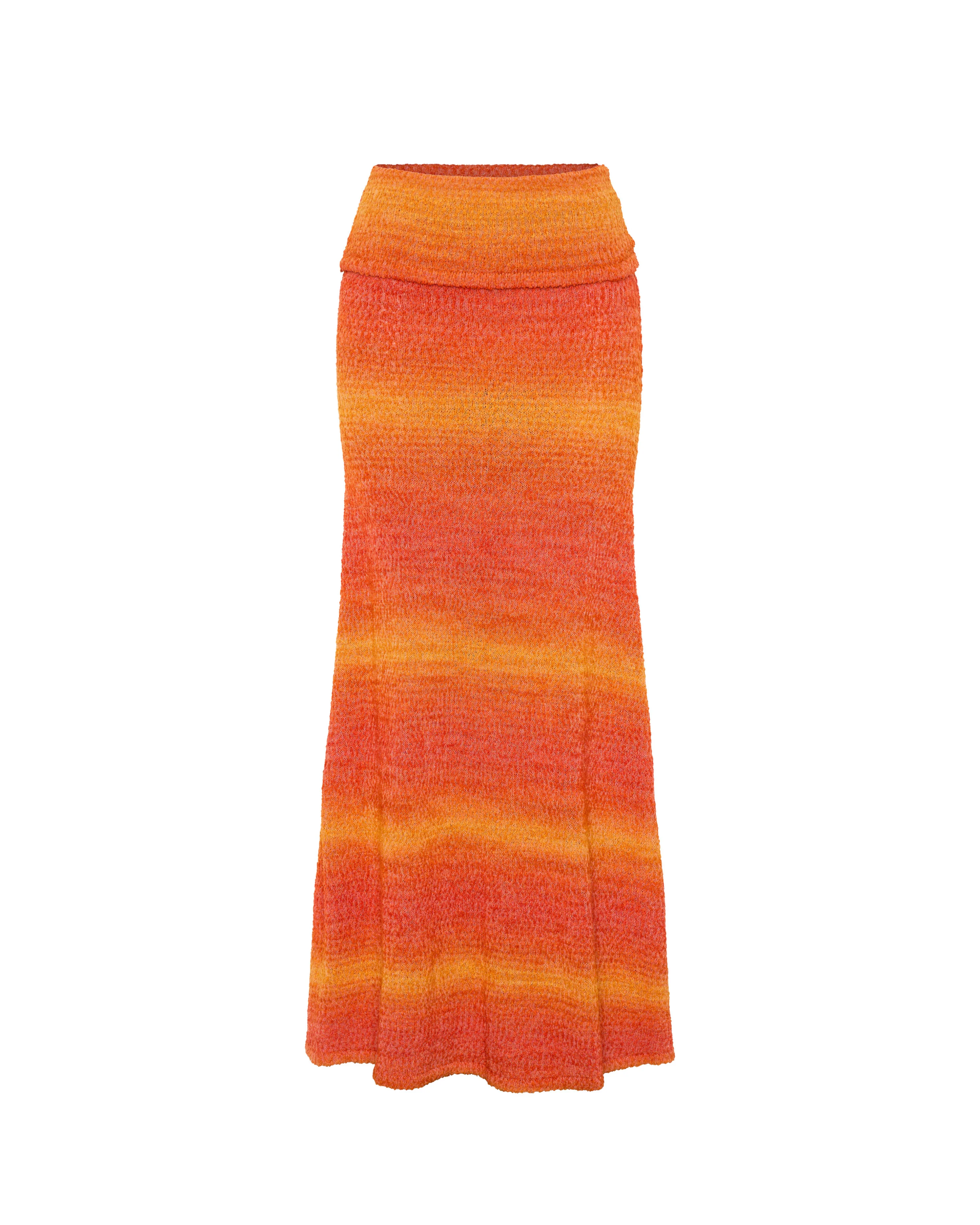 Gabriella Maxi Skirt | Papaya - Image 2