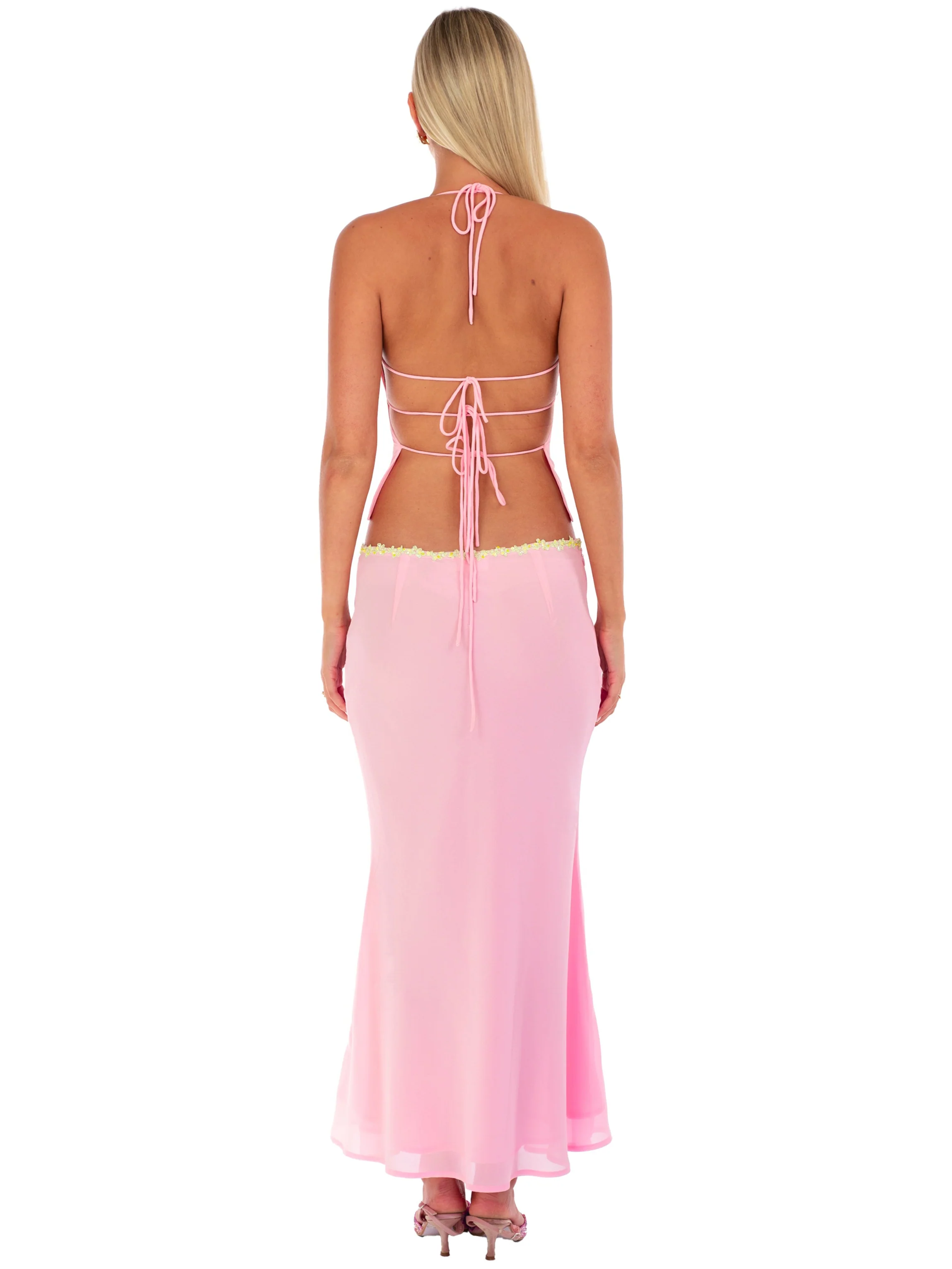 Jemima Midi Skirt | Lemonade - Image 4