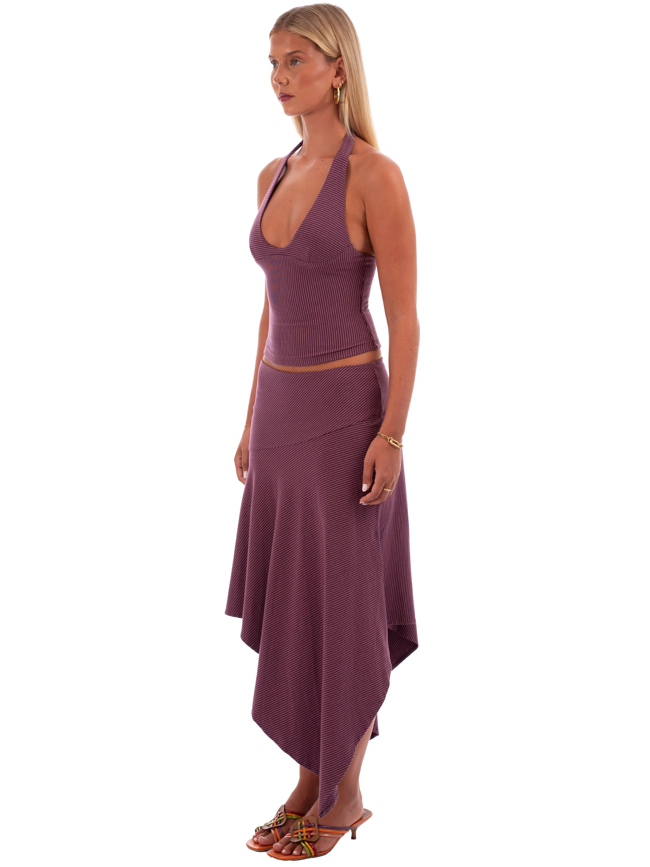 Yasmin Midi Skirt | Plum - Image 3